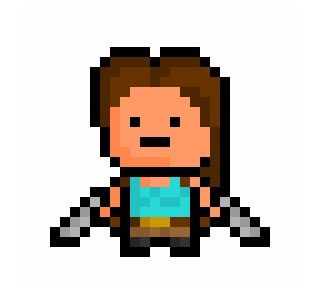 Detail Lara Croft Pixel Nomer 14