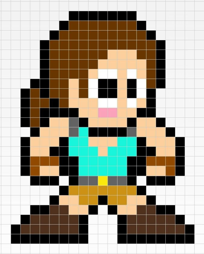 Detail Lara Croft Pixel Nomer 7