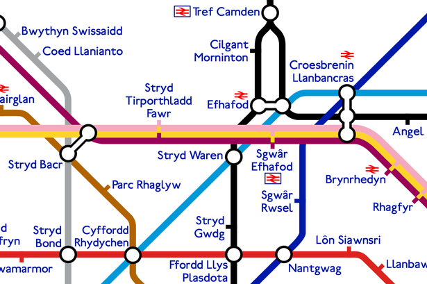 Detail London U Bahn Map Nomer 17