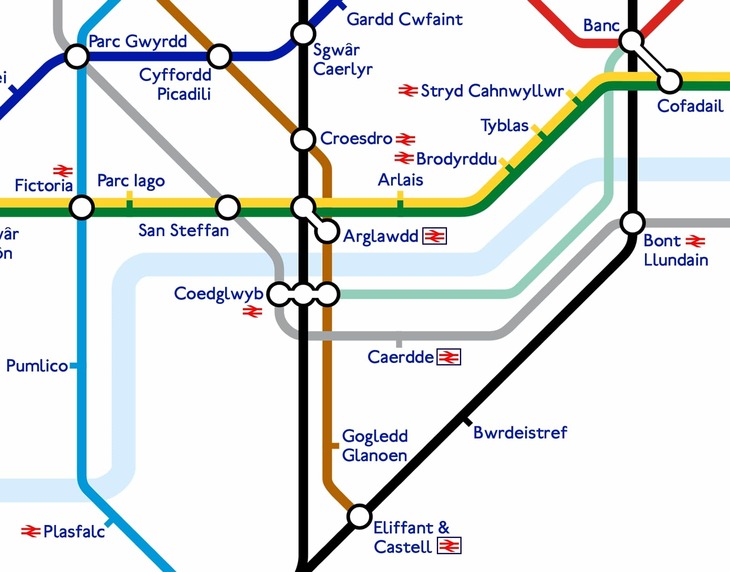 Detail London U Bahn Map Nomer 7