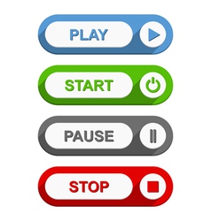 Start Stop Pause Icons - KibrisPDR