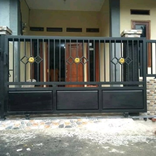 Detail Gambar Pintu Pagar Dorong Nomer 16