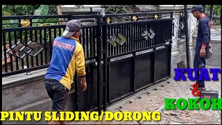 Detail Gambar Pintu Pagar Dorong Nomer 38