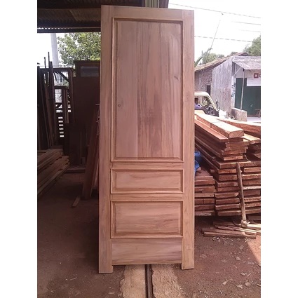 Detail Gambar Pintu Panel Kayu Nomer 20