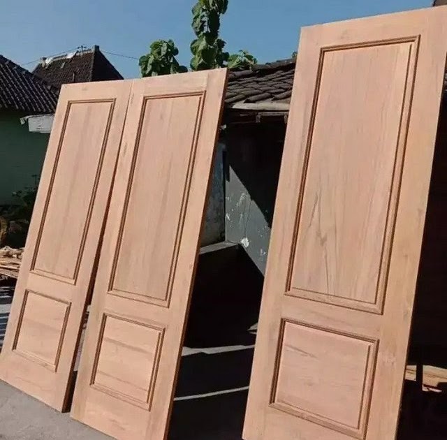 Detail Gambar Pintu Panel Kayu Nomer 53