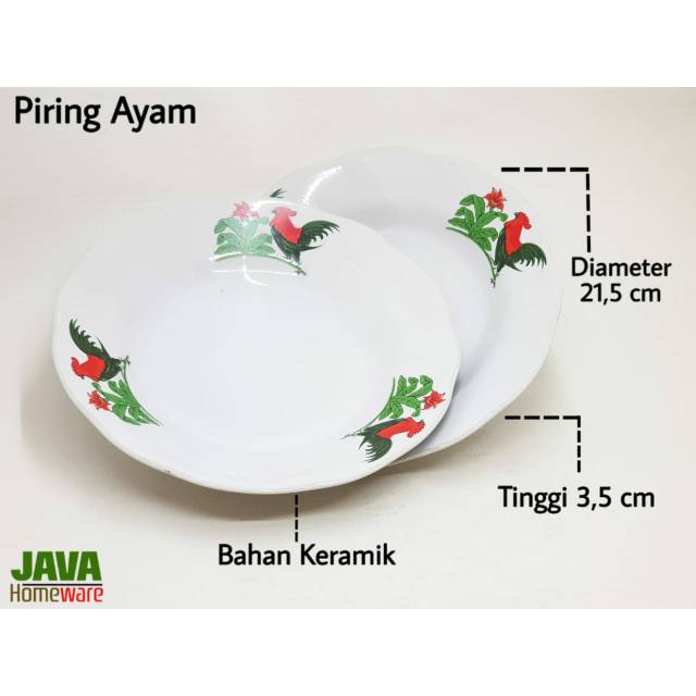 Detail Gambar Piring Makan Motif Batik Gm Nomer 27