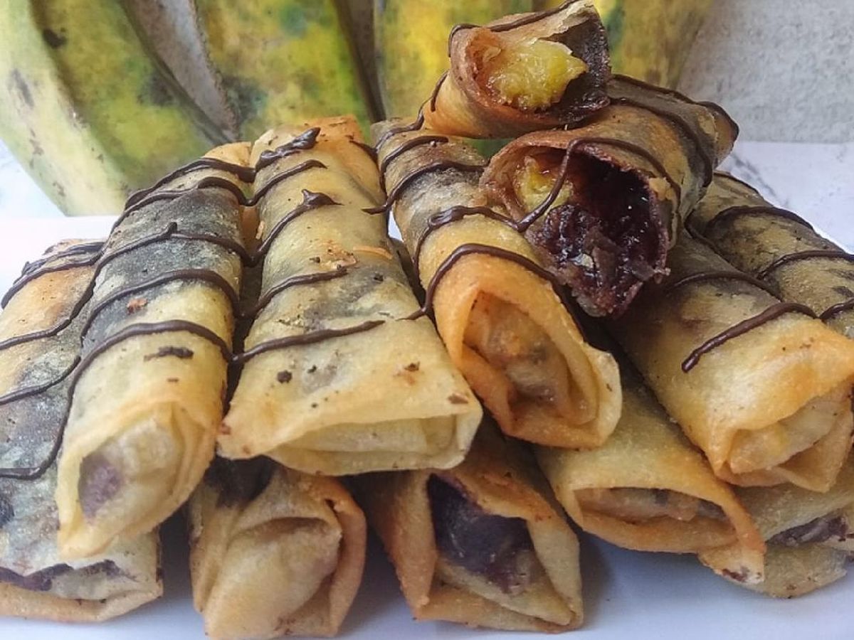 Gambar Pisang Coklat Kulit Lumpia - 53+ Koleksi Gambar