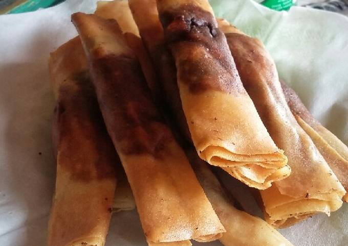 Detail Gambar Pisang Coklat Kulit Lumpia Nomer 2