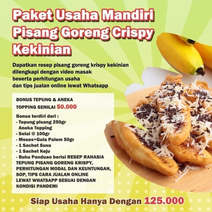 Detail Gambar Pisang Crispy Aneka Topping Nomer 51