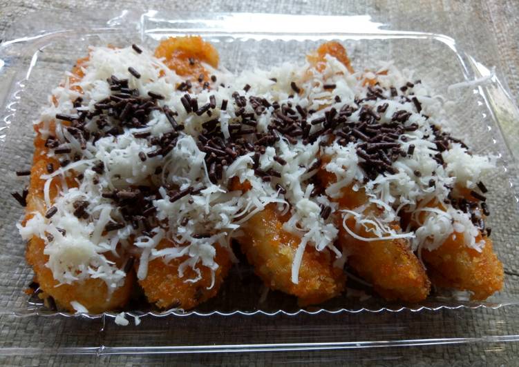 Detail Gambar Pisang Keju Crispy Nomer 5