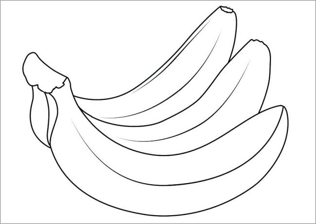 Detail Gambar Pisang Mewarnai Nomer 4