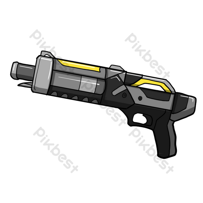 Download Gambar Pistol Kartun Nomer 44