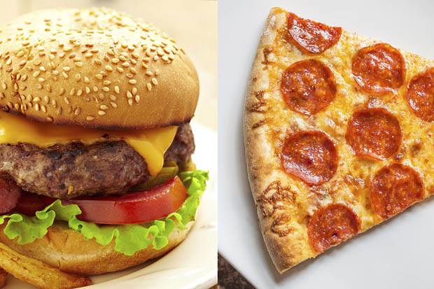 Detail Gambar Pizza Dan Burger Nomer 31