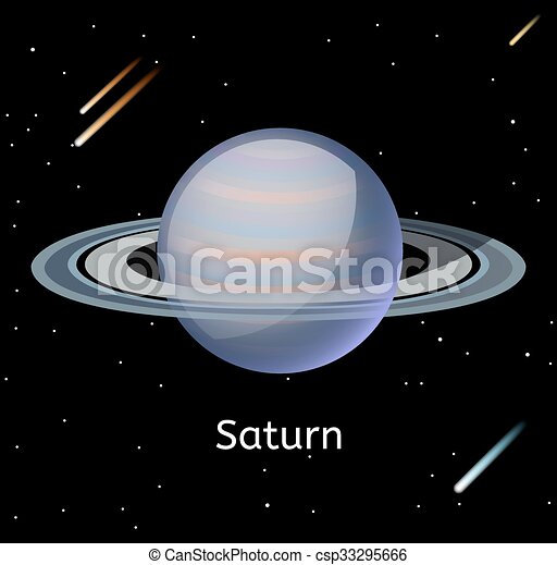 Detail Gambar Planet Saturn Vector Nomer 40