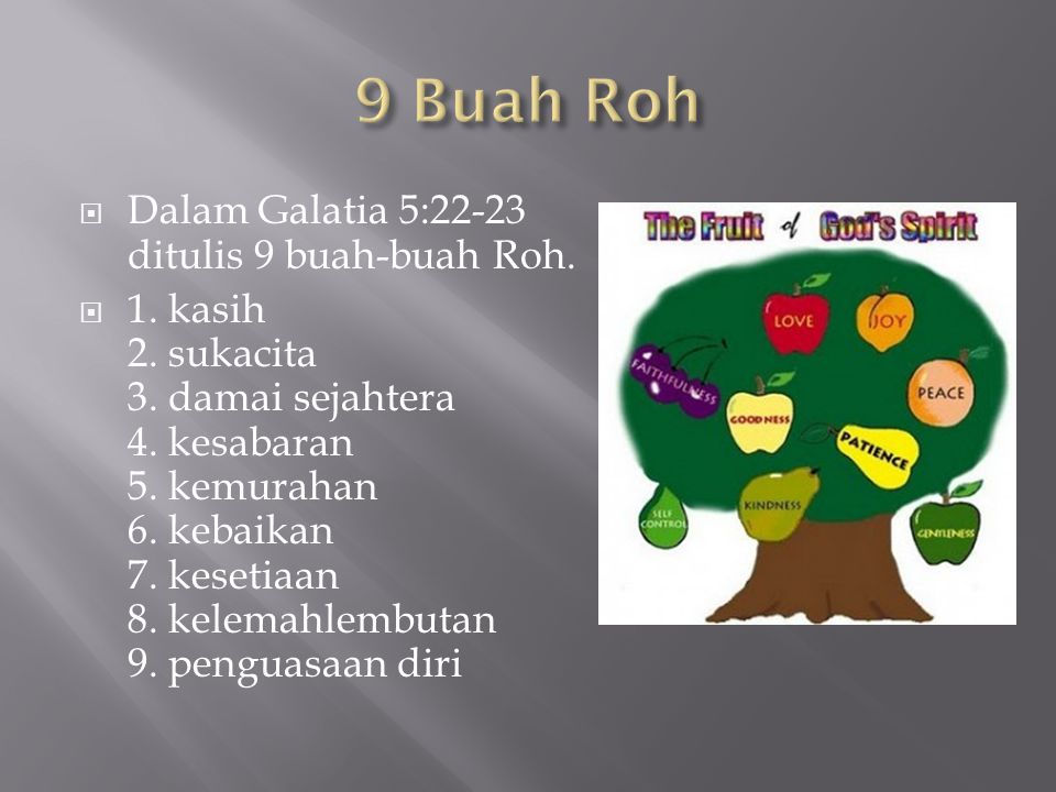 Detail Gambar Pohon Buah Buah Roh Nomer 16