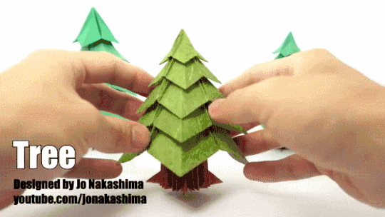 Detail Gambar Pohon Dari Kertas Origami Nomer 36