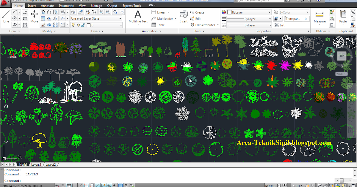 Detail Gambar Pohon Dwg Nomer 13