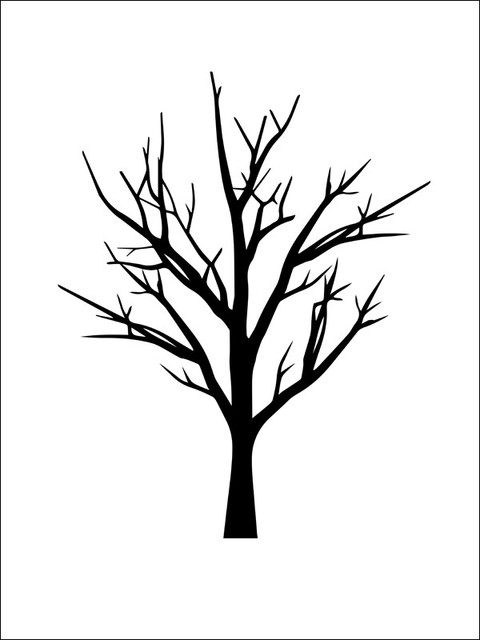 Detail Gambar Pohon Hitam Putih Nomer 22