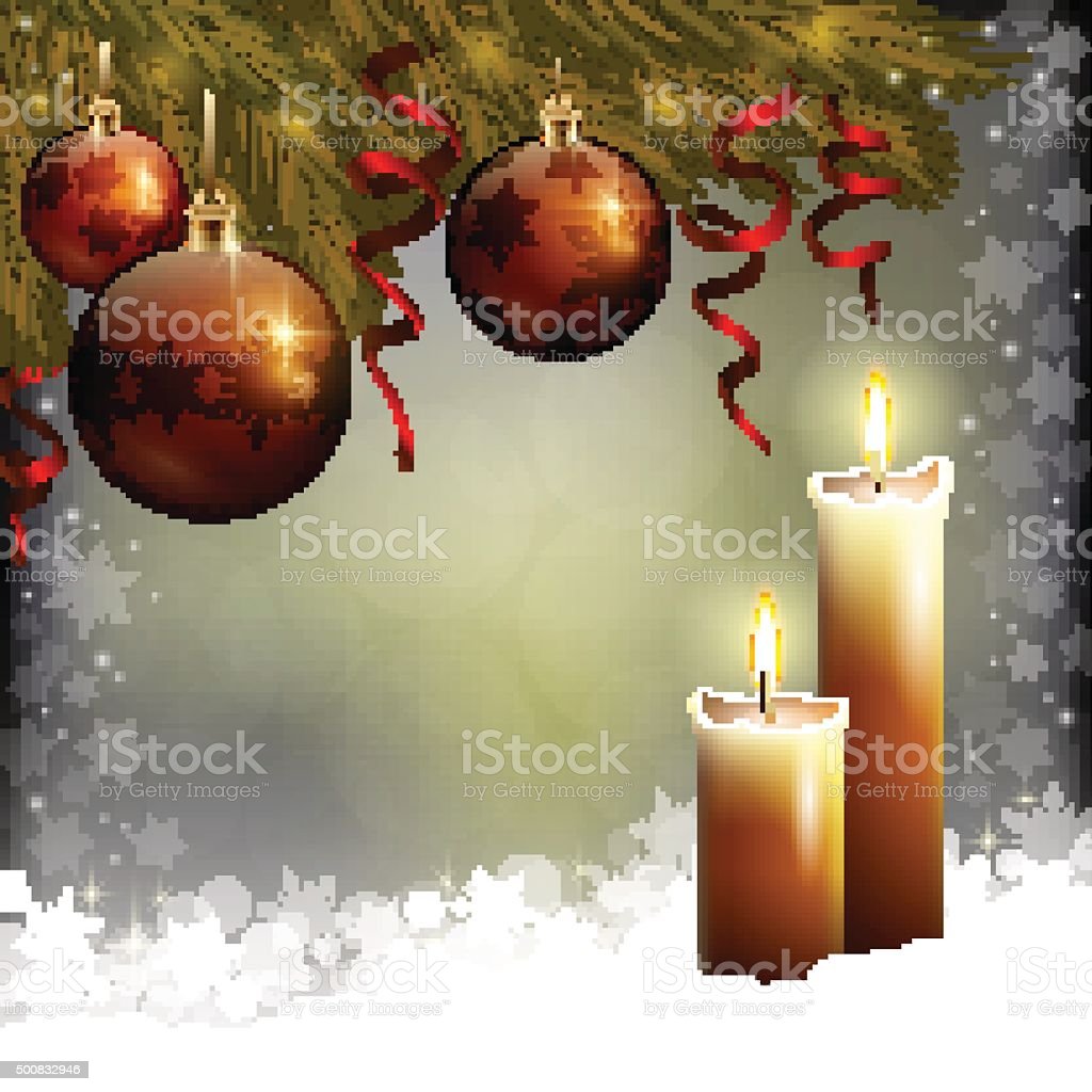Detail Gambar Pohon Natal Dan Lilin Nomer 2