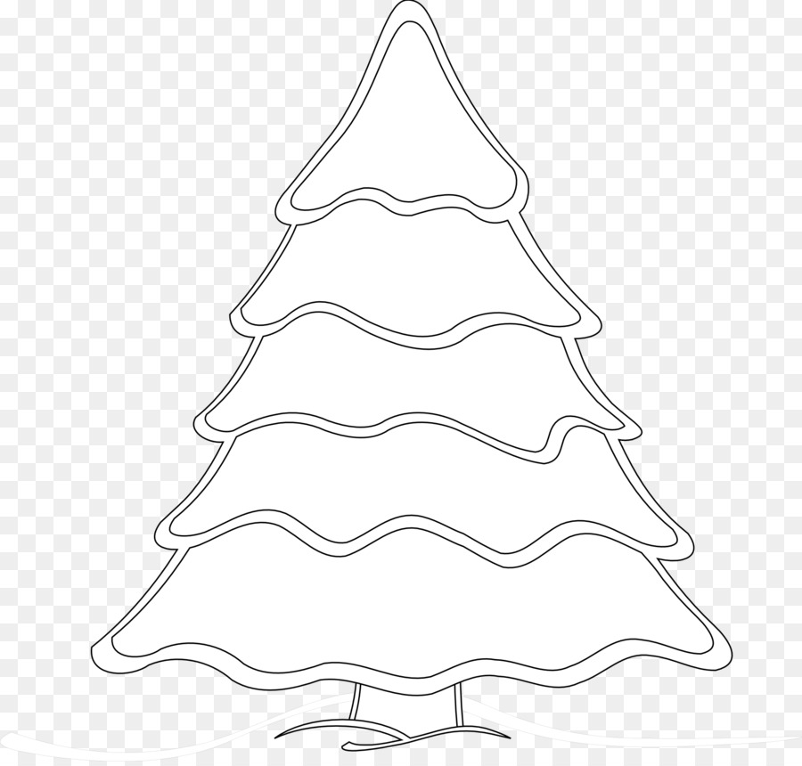 Detail Gambar Pohon Natal Hitam Putih Nomer 25