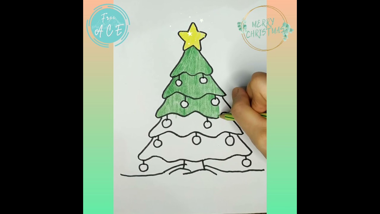 Detail Gambar Pohon Natal Sederhana Nomer 8