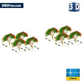 Detail Gambar Pohon3d Dwg Nomer 47