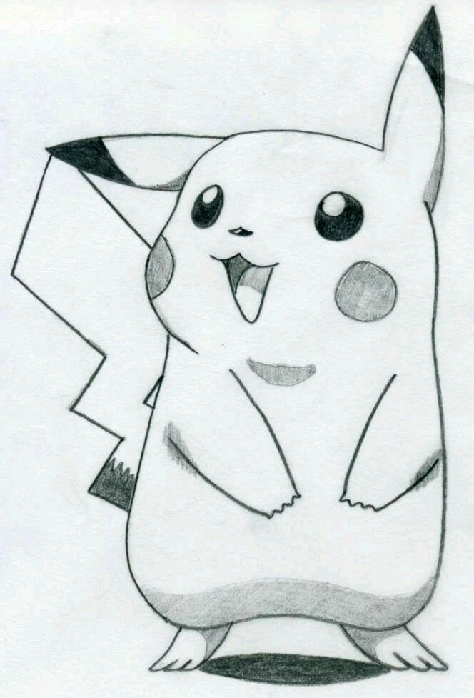 Gambar Pokemon Pakai Pensil Gambar Pokemon Pikachu Pakai Pensil - KibrisPDR