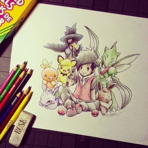 Detail Gambar Pokemon Pakai Pensil Gambar Pokemon Pikachu Pakai Pensil Nomer 49