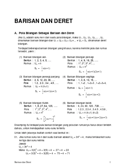 Detail Gambar Pola Barisan Dan Deret Bilangan Nomer 6