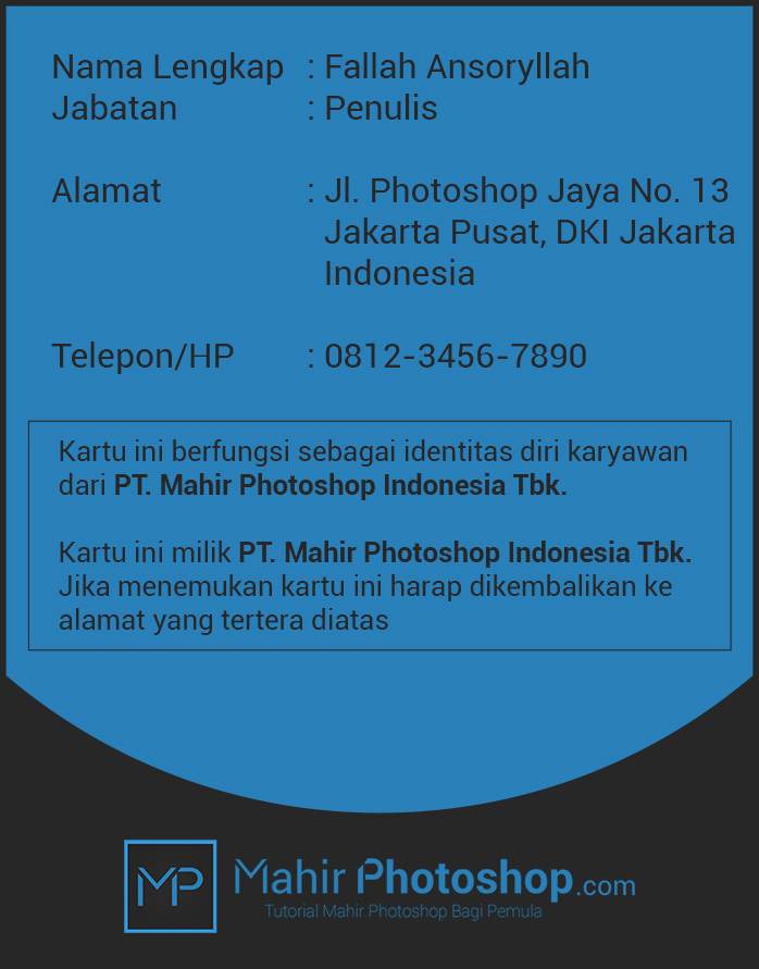 Detail Gambar Pola Bikin Id Card Nomer 24