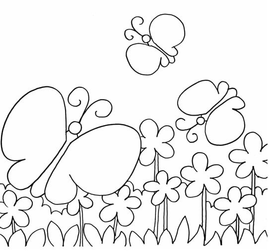 Detail Gambar Pola Bunga Dan Kupu Kupu Nomer 17