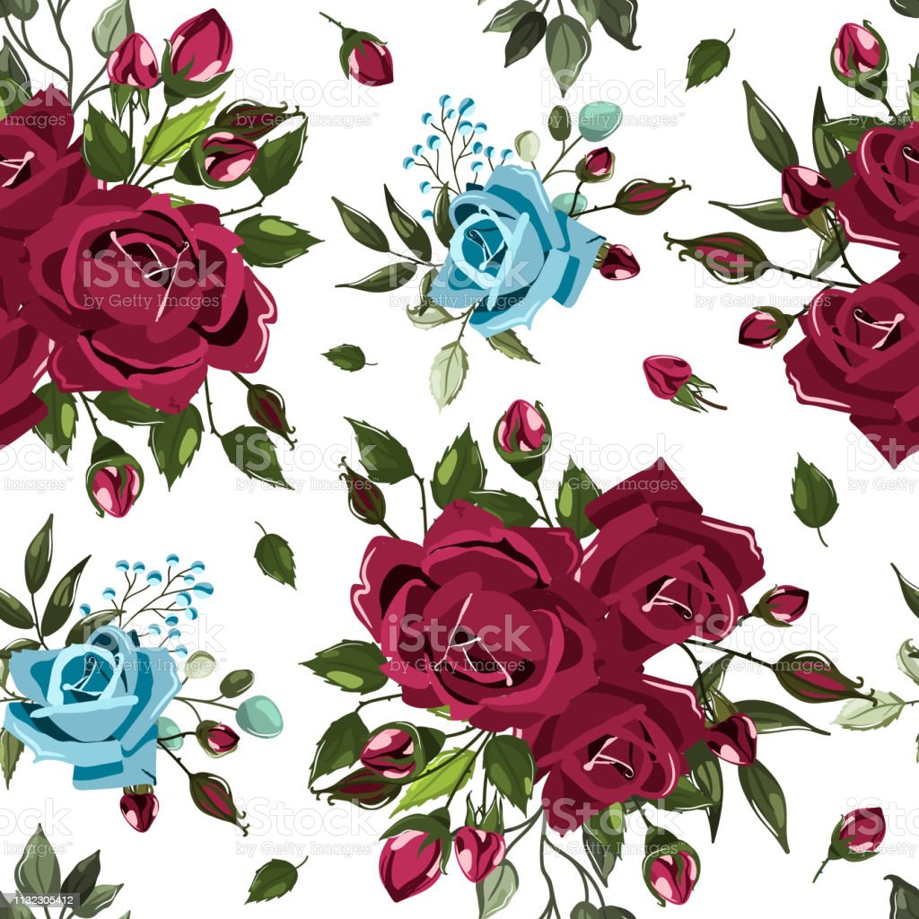 Detail Gambar Pola Bunga Mawar Nomer 38