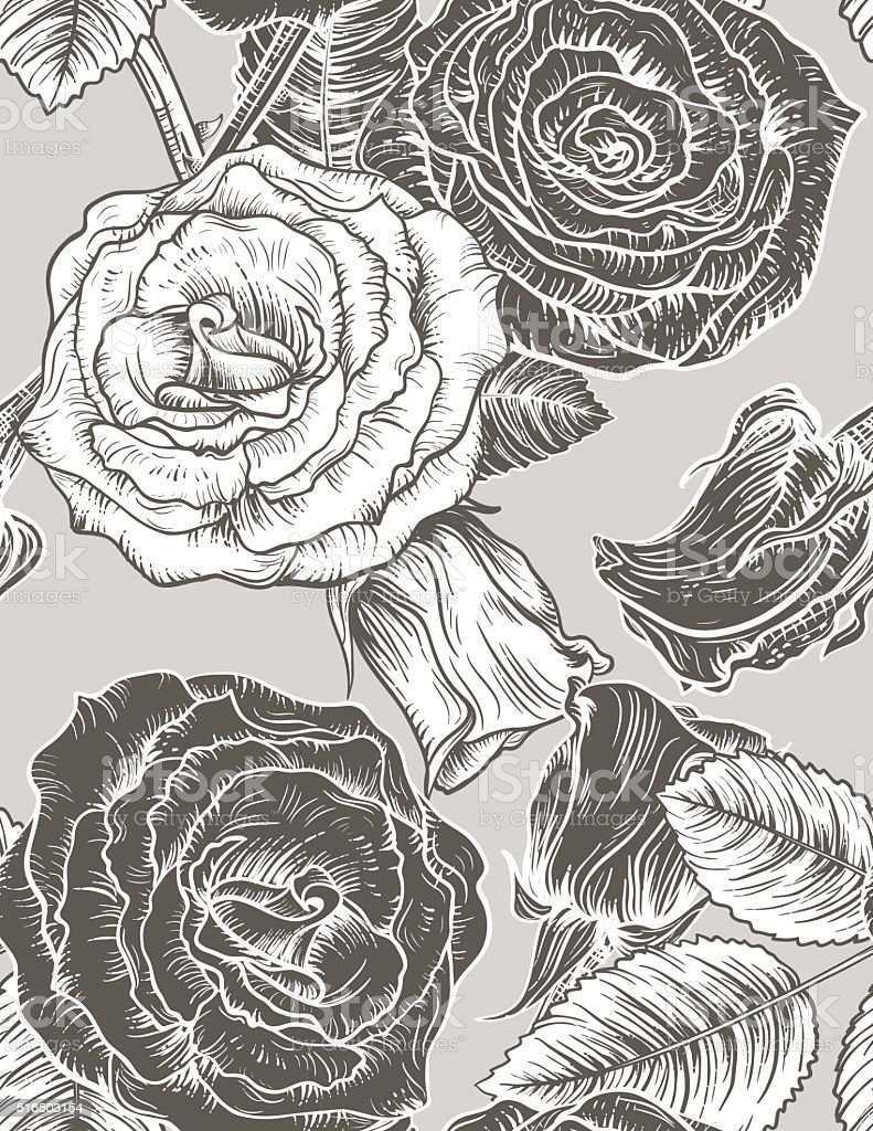 Detail Gambar Pola Bunga Mawar Nomer 39