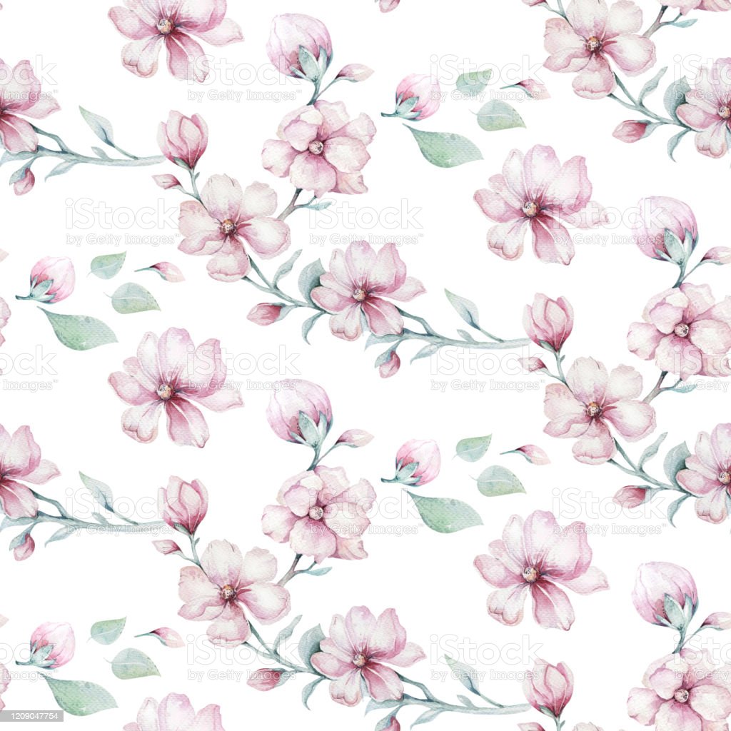Detail Gambar Pola Bunga Sakura Nomer 14