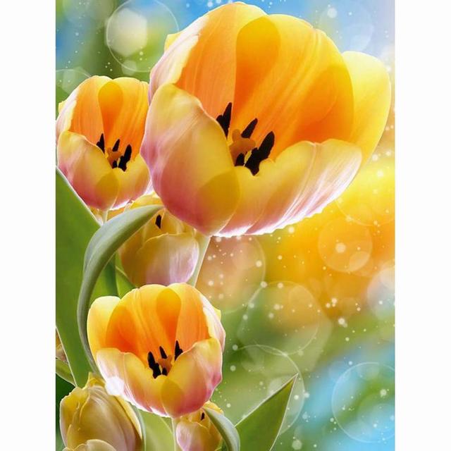 Detail Gambar Pola Bunga Tulip Nomer 33
