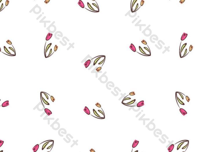 Detail Gambar Pola Bunga Tulip Nomer 48