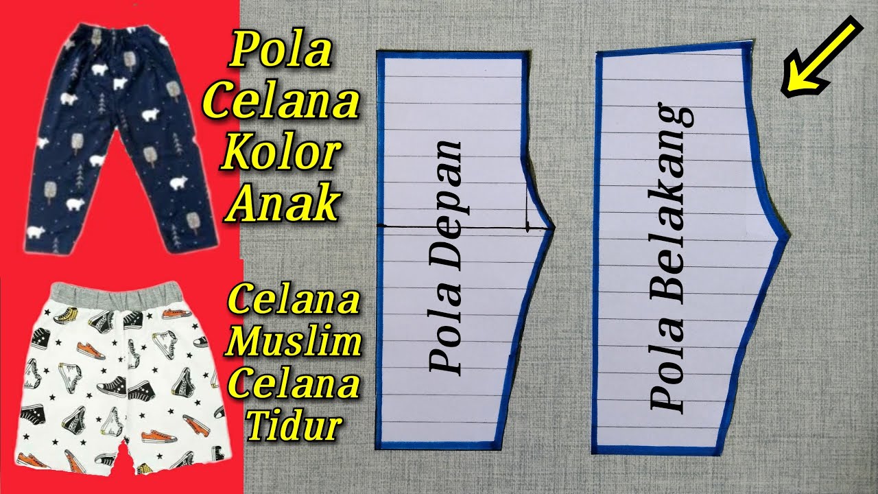 Detail Gambar Pola Celana Nomer 36