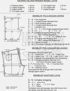 Detail Gambar Pola Celana Pendek Nomer 57