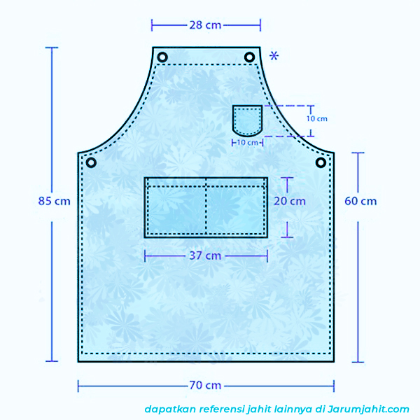 Detail Gambar Pola Celemek Nomer 2