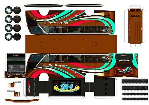 Detail Gambar Pola Face Belakang Jetbus Design Bus Indonesia Marcopolo Nomer 8