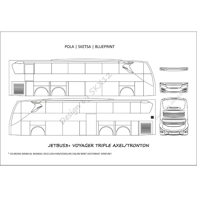 Detail Gambar Pola Face Belakang Jetbus Design Bus Karoseri Adiputro Nomer 53