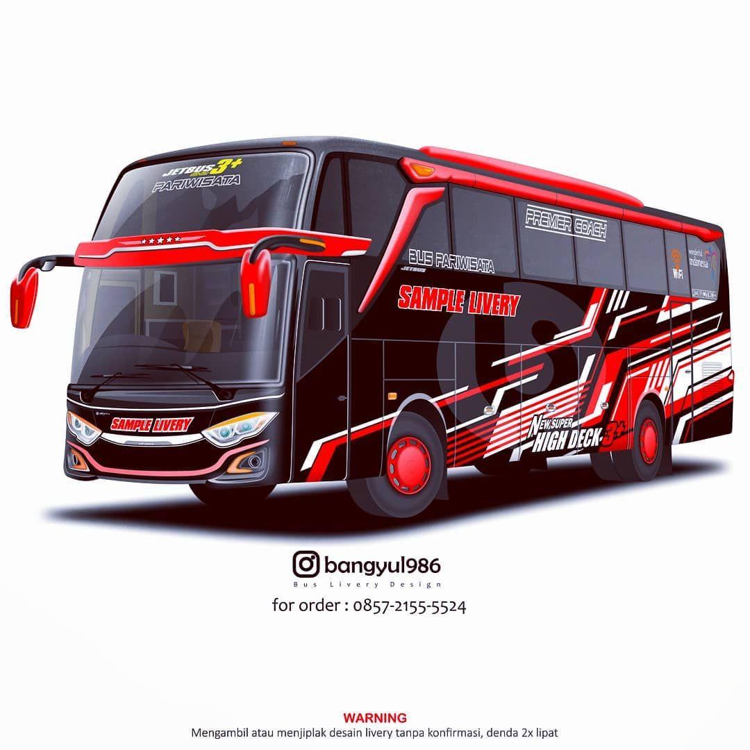 Detail Gambar Pola Face Belakang Jetbus Design Bus Marcopolo Nomer 6