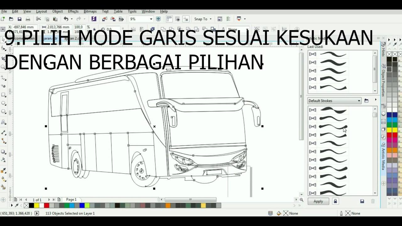 Detail Gambar Pola Face Belakang Jetbus Membuat Livery Nomer 45