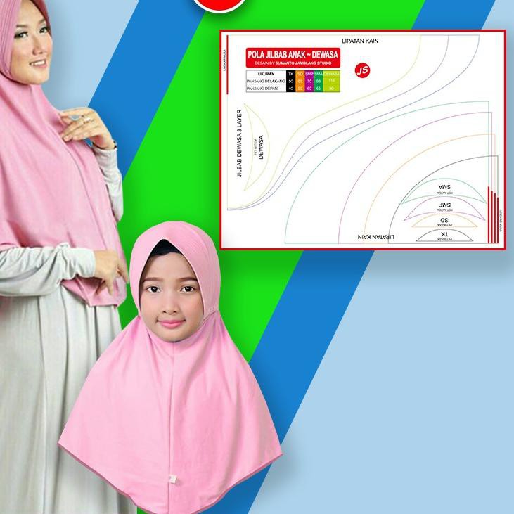 Detail Gambar Pola Kerudung Bergo Nomer 51