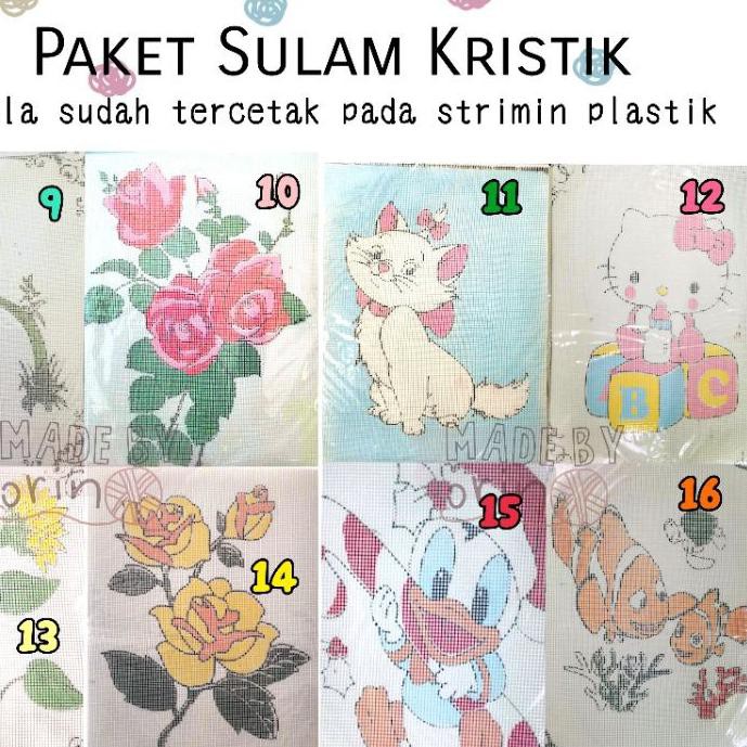 Detail Gambar Pola Kristik Bunga Sederhana Nomer 57