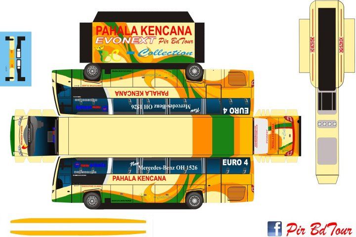 Detail Gambar Pola Miniatur Bus Nomer 27