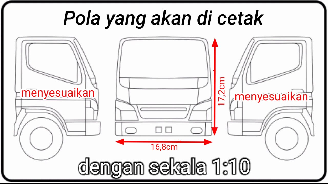 Gambar Pola Miniatur Truk - KibrisPDR