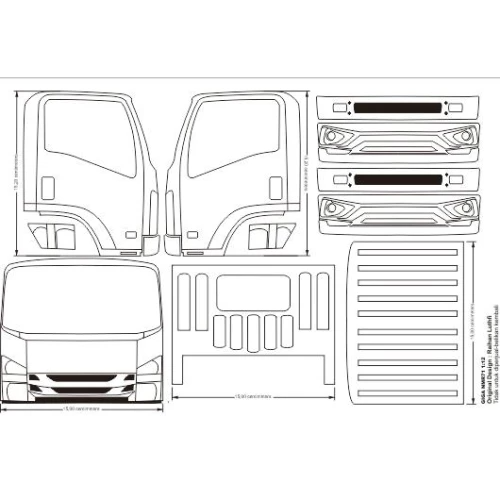 Detail Gambar Pola Miniatur Truk Nomer 14