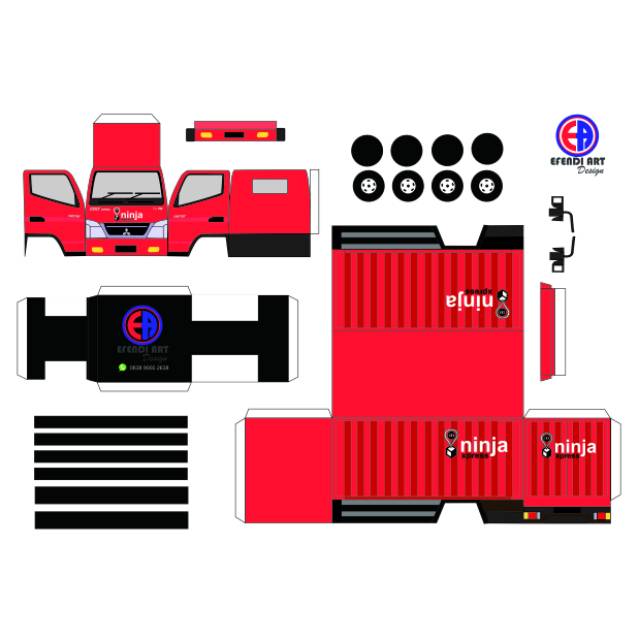 Detail Gambar Pola Miniatur Truk Nomer 17