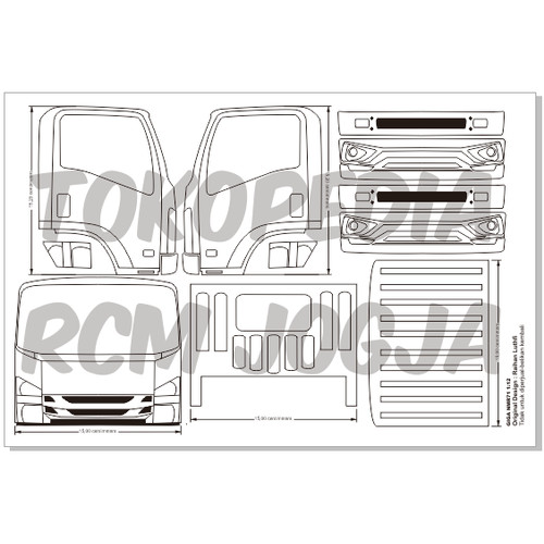 Detail Gambar Pola Miniatur Truk Nomer 18